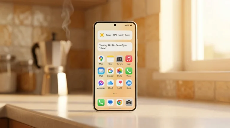 Best free Android apps displayed on phone home screen