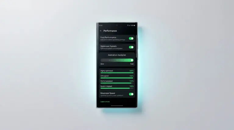 Speeding up a slow Android phone with performance settings