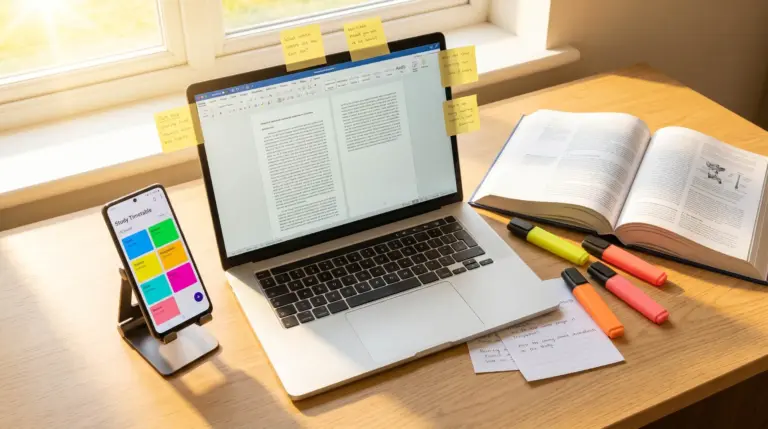 Essential Android apps for students on phone screen in 2026