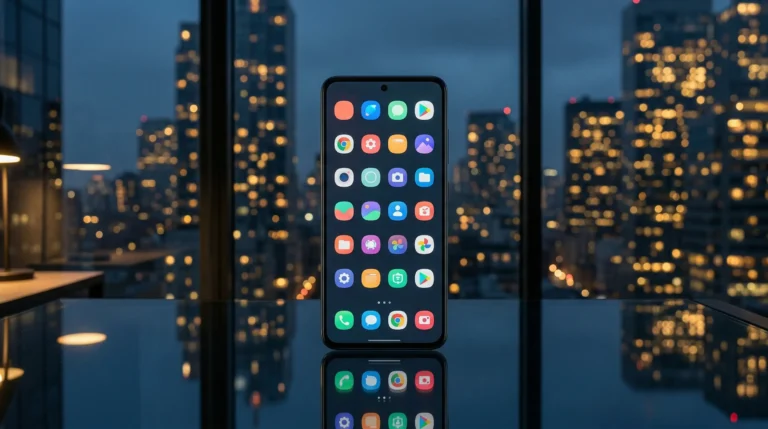 Android phone showing colorful grid of life-changing apps in 2026